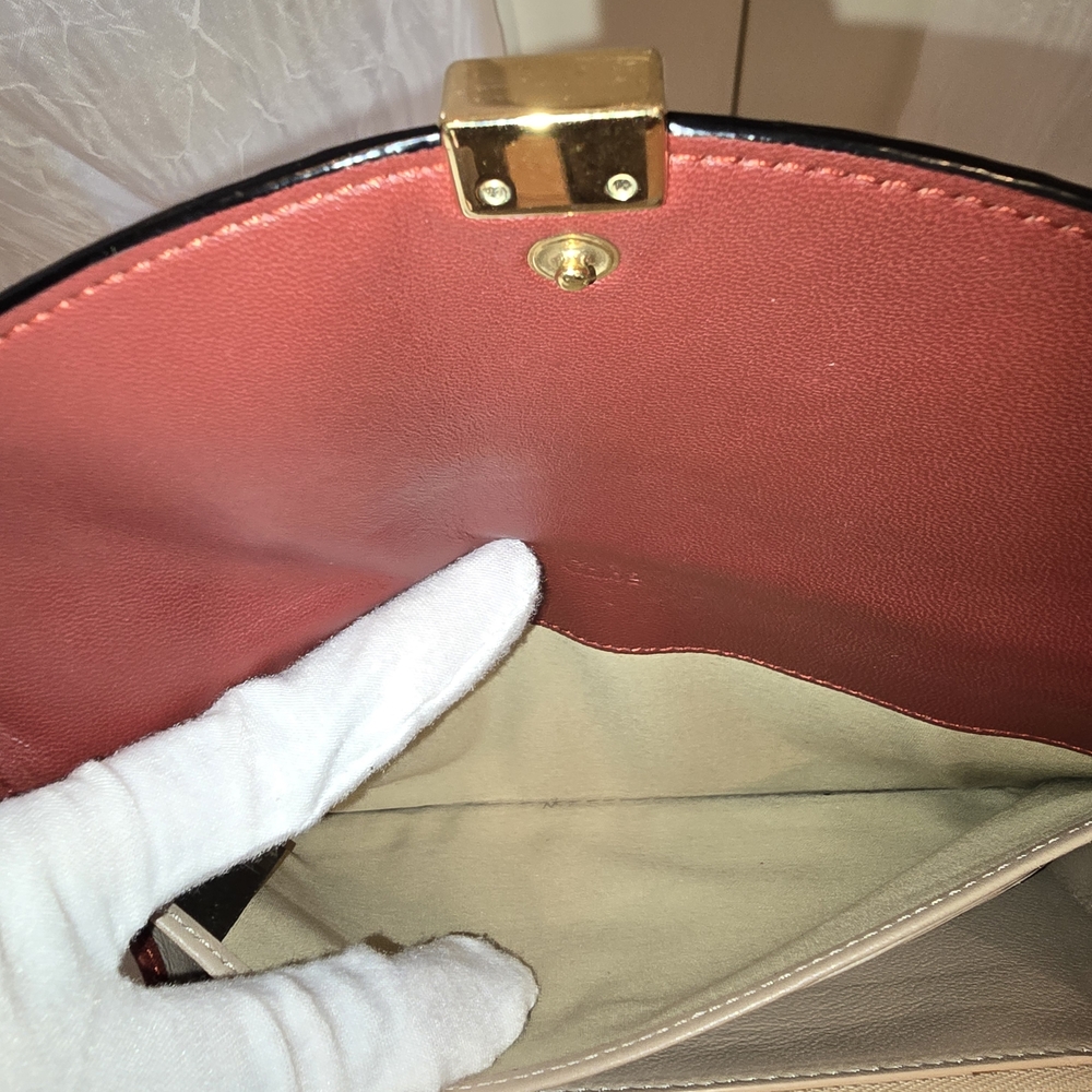 Chloe Red Python Georgia Long Wallet With Dustbag - image 5